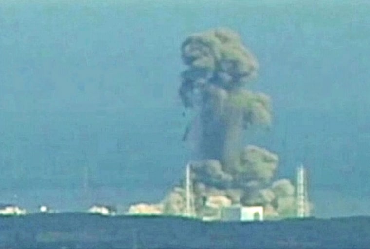 Image: Smoke rises from Fukushima Daiichi nuclear power complex in this still image from video footage
